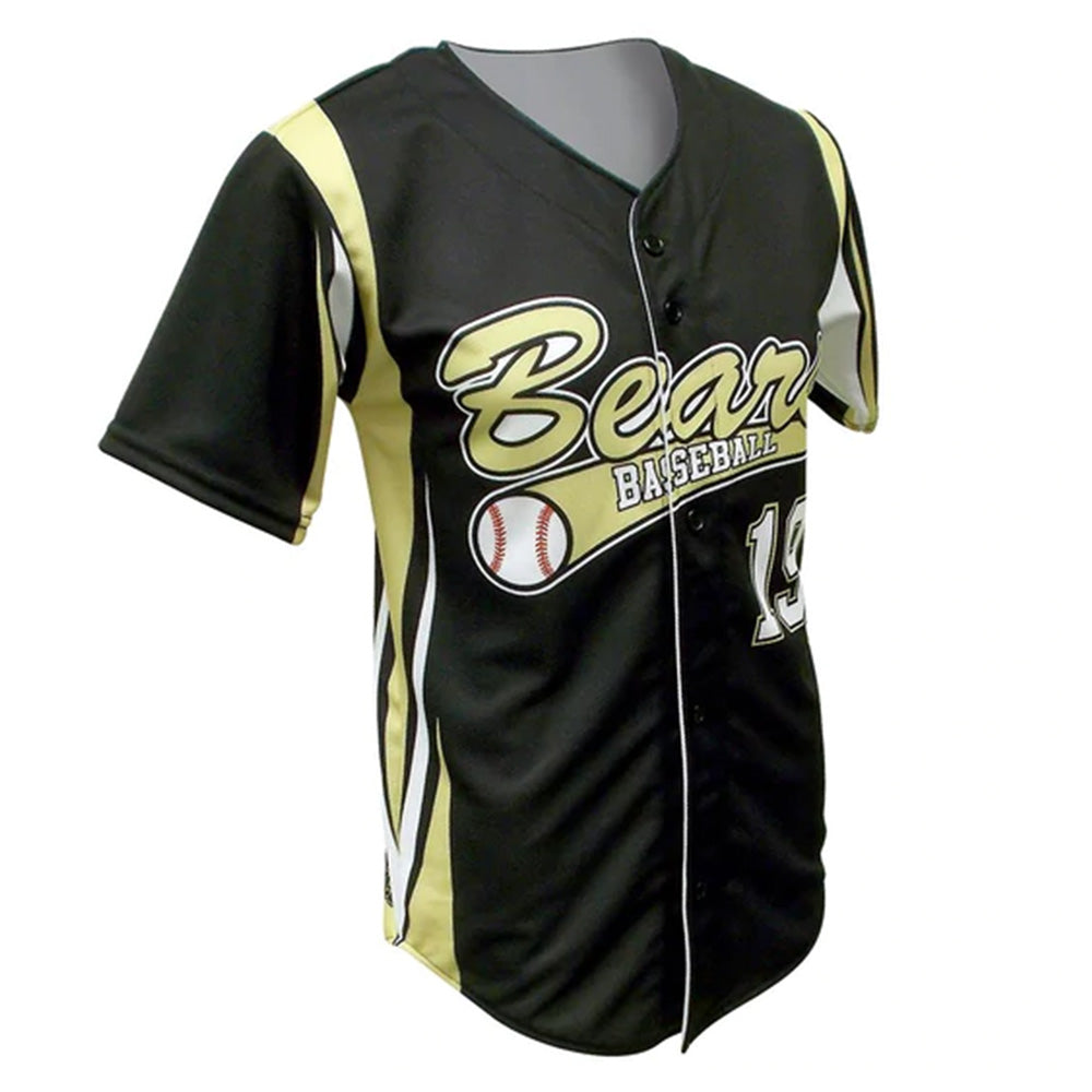 Custom Button Up Baseball Jersey